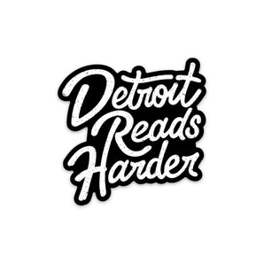 Detroit Reads Harder Sticker
