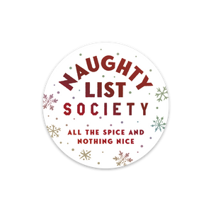 Naughty List Society Sticker