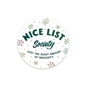Nice List Society Sticker