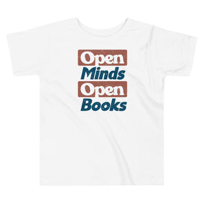 Open Minds Open Books Toddler Tee