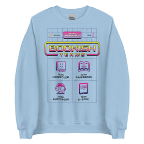 Bookish Teams Choose Your Player Unisex Sweatshirt