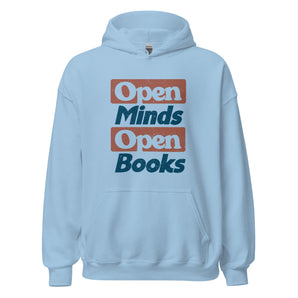 Open Minds Open Books Unisex Hoodie