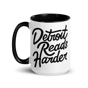 Detroit Reads Harder Color Mug