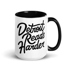 Detroit Reads Harder Color Mug
