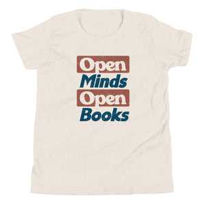 Open Minds Open Books Youth Tee