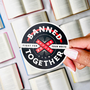 Banned Book Club Sticker