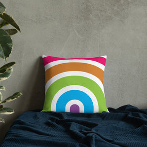 Rainbow Reader Pillow