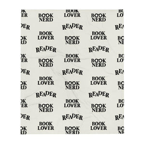 Lover Reader Nerd Throw Blanket - Fables and Tales