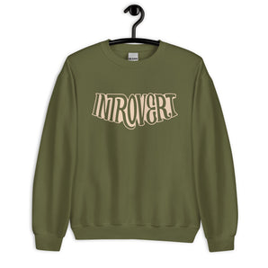 Introvert Unisex Crewneck Sweatshirt