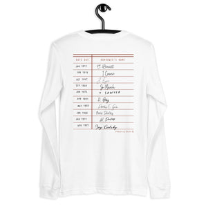 Library Checkout Unisex Long Sleeve Tee - Fables and Tales