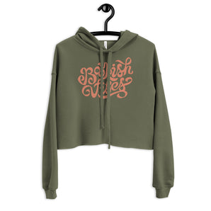 Bookish Vibes Crop Hoodie - Fables and Tales