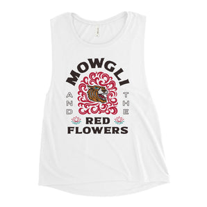 Mowgli and the Red Flowers Ladies’ Muscle Tank - Fables and Tales