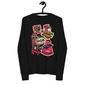 Poe Bumper Story Youth Long Sleeve Tee - Fables and Tales
