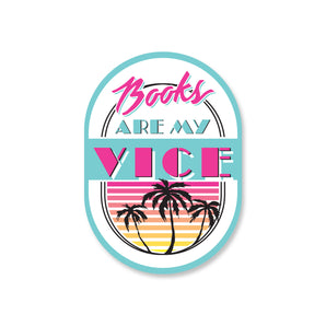 Books Are My Vice Sticker