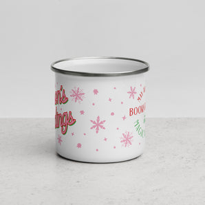 Season's Readings Enamel Mug