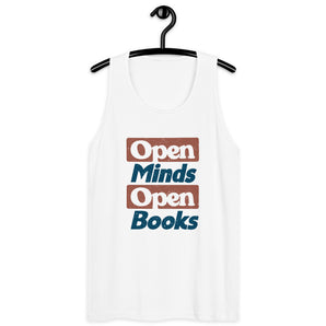 Open Minds Open Books Unisex Tank