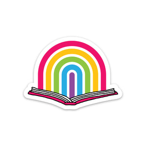 Rainbow Reader Sticker