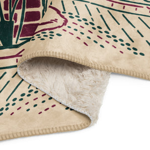 Peace on Hearth Sherpa Blanket