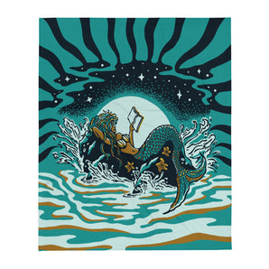 Midnight Mermaid Reader Blanket