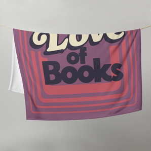 For the Love of Books Blanket