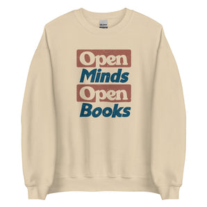Open Minds Open Books Unisex Sweatshirt