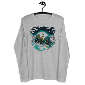 Midnight Mermaid Reader Unisex Long Sleeve Tee