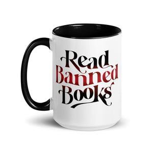 Read Banned Books Color Mug