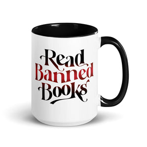 Read Banned Books Color Mug