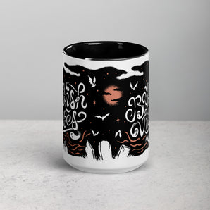 Spooky Bookish Vibes Color 15oz Mug