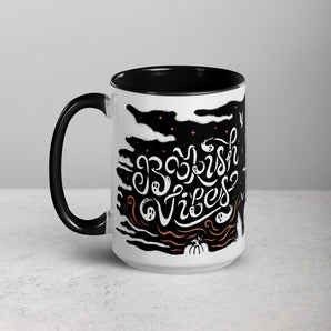 Spooky Bookish Vibes Color 15oz Mug
