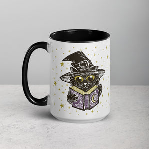 Black Cat Magic Color Mug