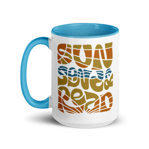 Sun, Sand, and Read Color Mug