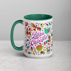 Libros y Cafecitos Color Mug