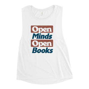 Open Minds Open Books Muscle Tank