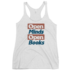 Open Minds Open Books Racerback Tank