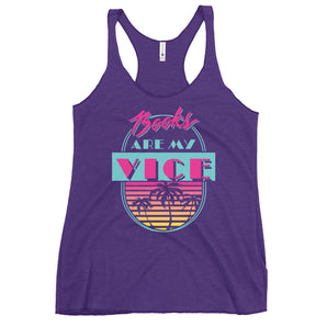 Books Are My Vice Racerback Tank