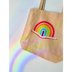 Rainbow Reader Organic Tote