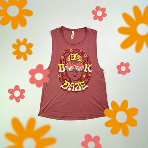 In A Book Daze Ladies’ Muscle Tank