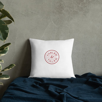 Bookish Festive Vibes Pillow - Fables and Tales