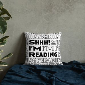 Shhh! I'm Reading Pillow - Paper - Fables and Tales