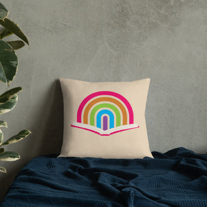 Rainbow Reader Pillow
