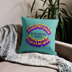 High•Speed Reader Pillow