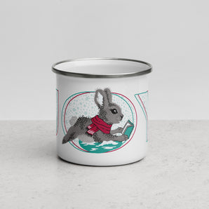Woodland Wonderland Enamel Mug - Bunny