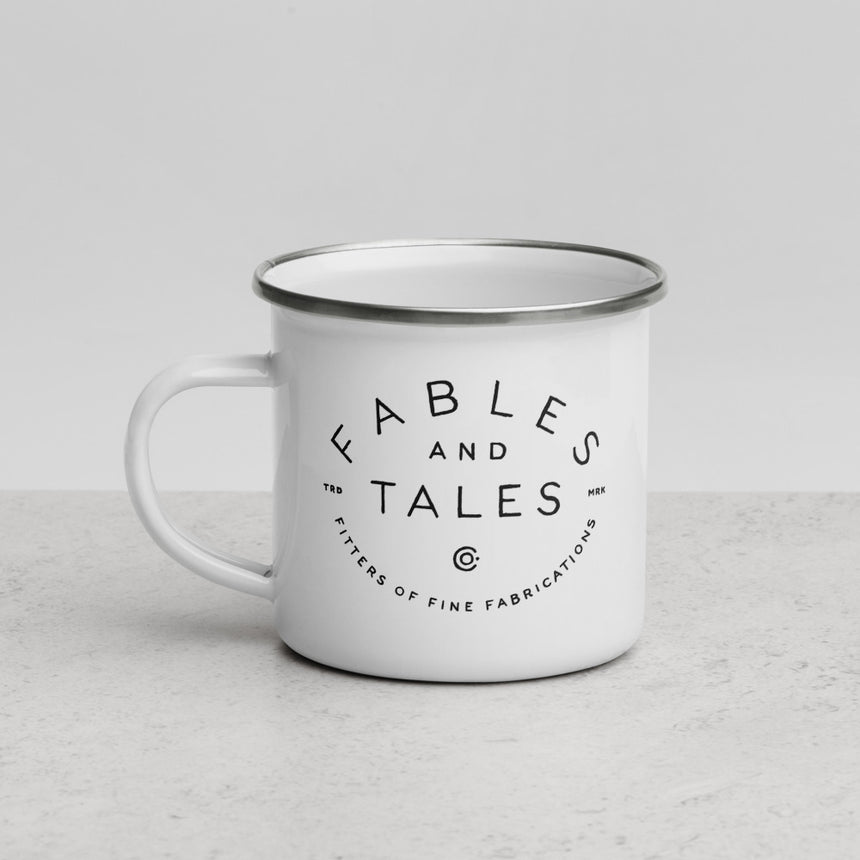 Fables & Tales Trade Mark Enamel Mug - Fables and Tales