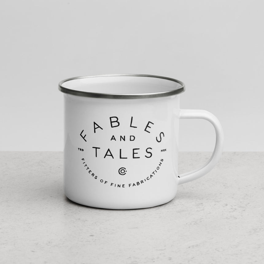 Fables & Tales Trade Mark Enamel Mug - Fables and Tales