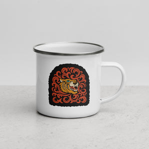 Mowgli and the Red Flowers Enamel Mug - Fables and Tales