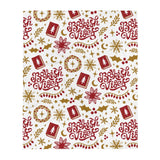 Bookish Festive Vibes Throw Blanket - Fables and Tales