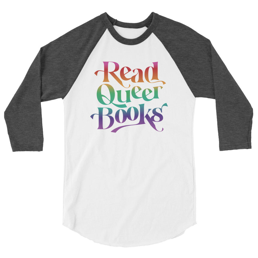 Read Queer Books Raglan 3/4 Sleeve