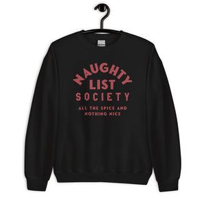 Naughty List Unisex Crewneck Sweatshirt