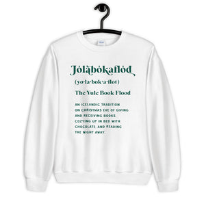 Jolabokaflod Unisex Crewneck Sweatshirt - Fables and Tales